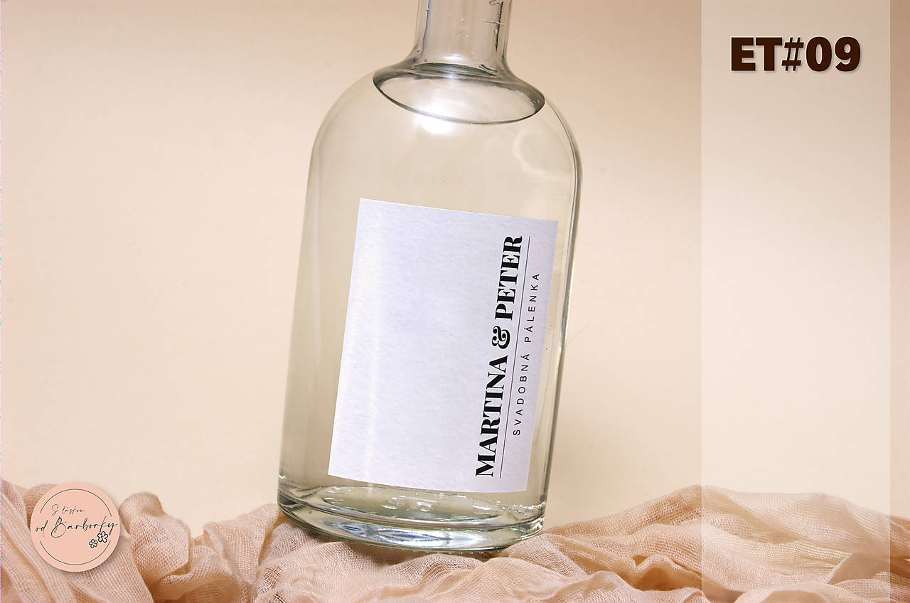 Lepiaca etiketa na alkohol ET#09