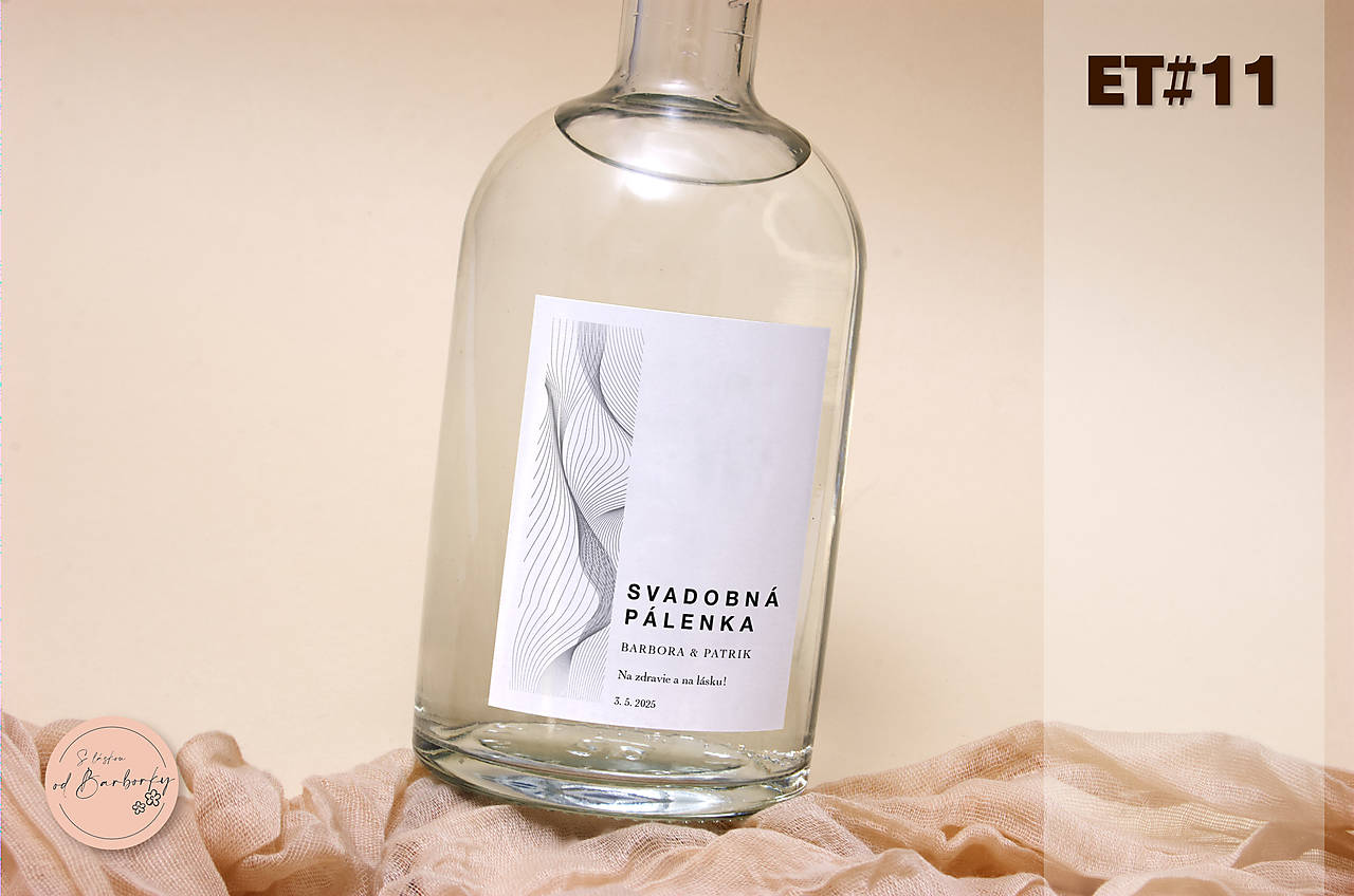 Lepiaca etiketa na alkohol ET#11