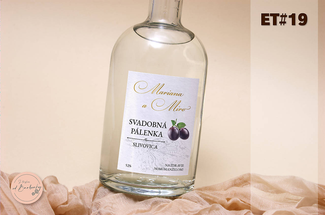 Lepiaca etiketa na slivovicu ET#19