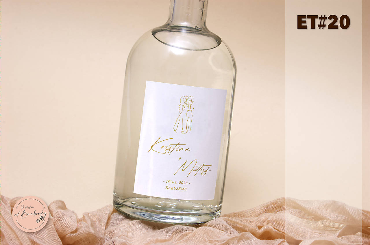 Lepiaca etiketa na alkohol ET#20