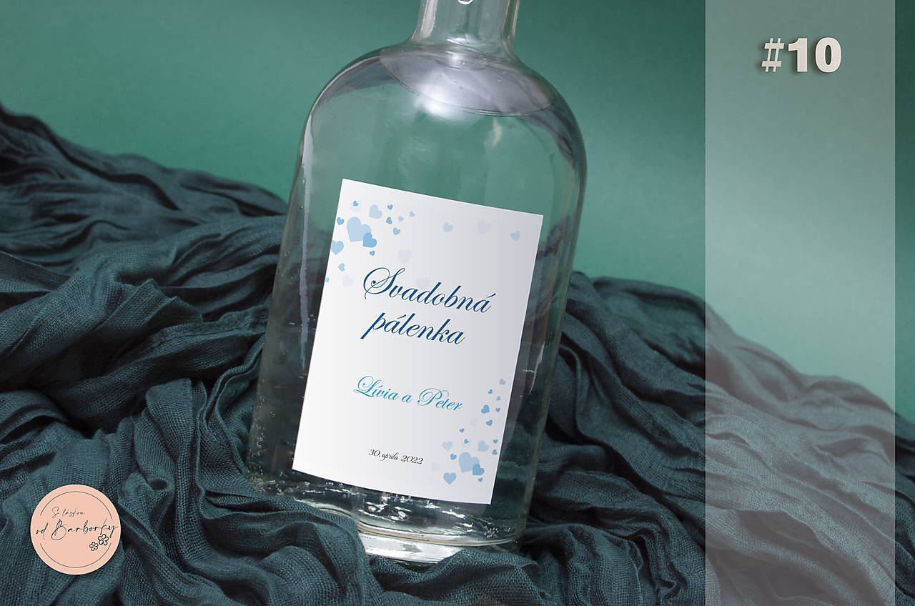 Lepiaca etiketa na alkohol #10