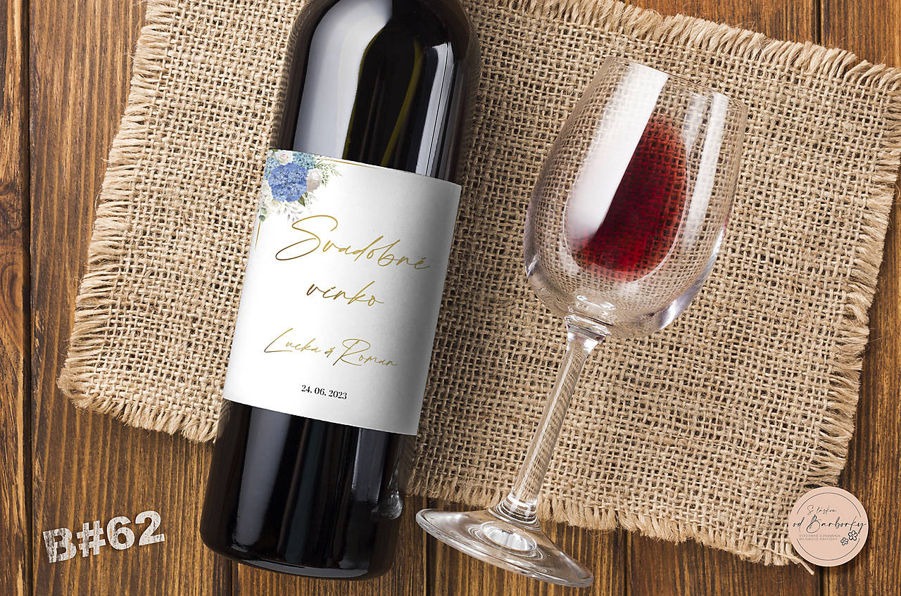 Lepiaca etiketa na alkohol B#62