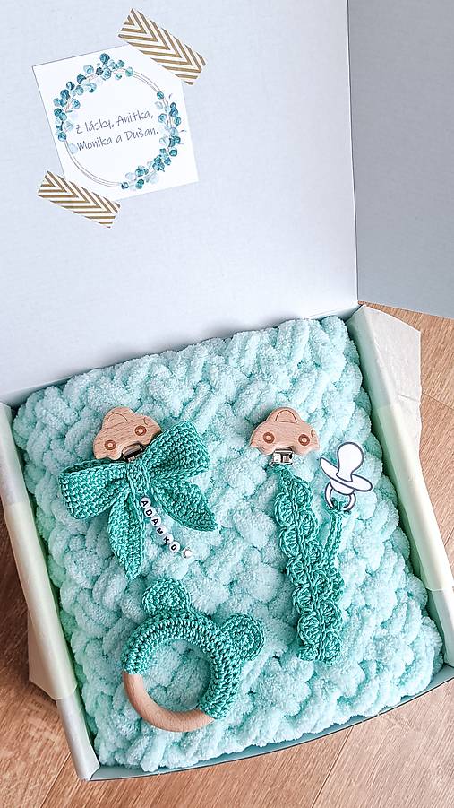 Detský textil - Darčekový set s Mašličkou (Iná) - 17702565_