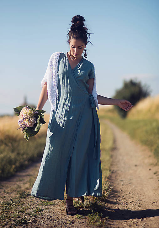 Šatky - Pléd Elizabeth Bennet - Bílý - 17702181_