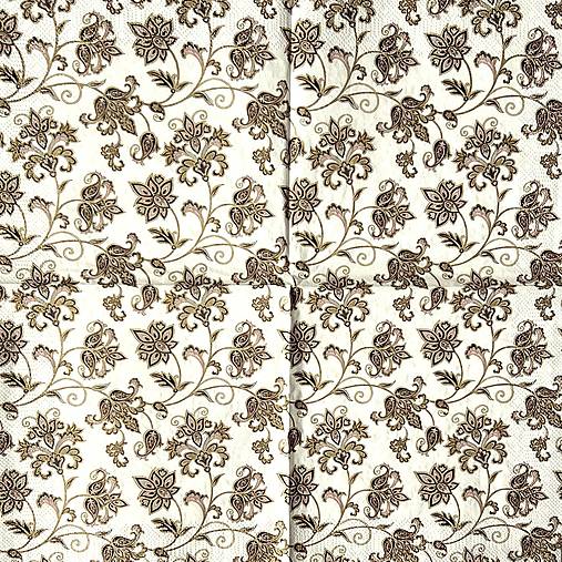 Papier - Kvety - ornamenty - 17701617_