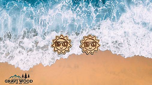 Náušnice - Náušnice „Slnko“ - 17702746_