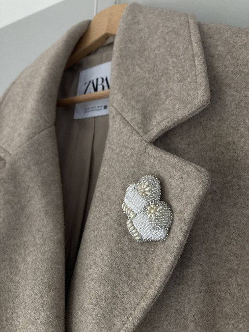 Brošne - Brošňa - rukavičky - 17702948_