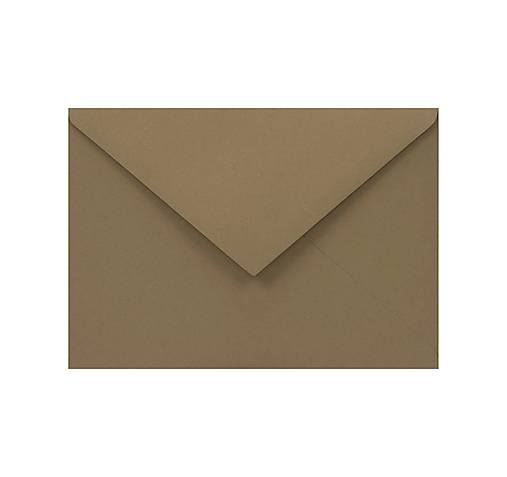 Papiernictvo - Obálka stredne hnedá 140g C6 - 17703499_