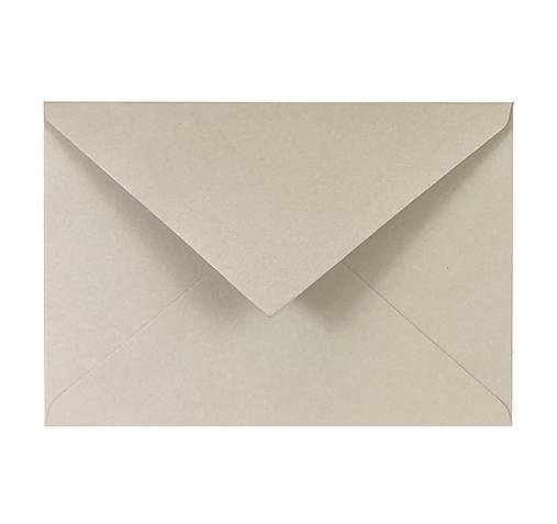 Papiernictvo - Obálka hlinená hnedá 120g C6 - 17703513_