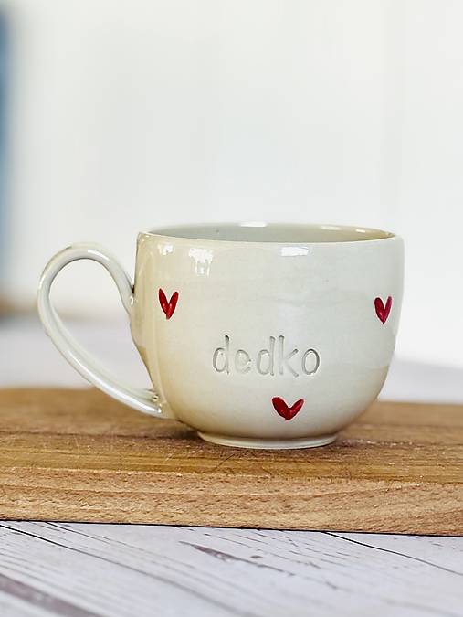 Love - šálka cappuccino dedko (200ml, s uškom)