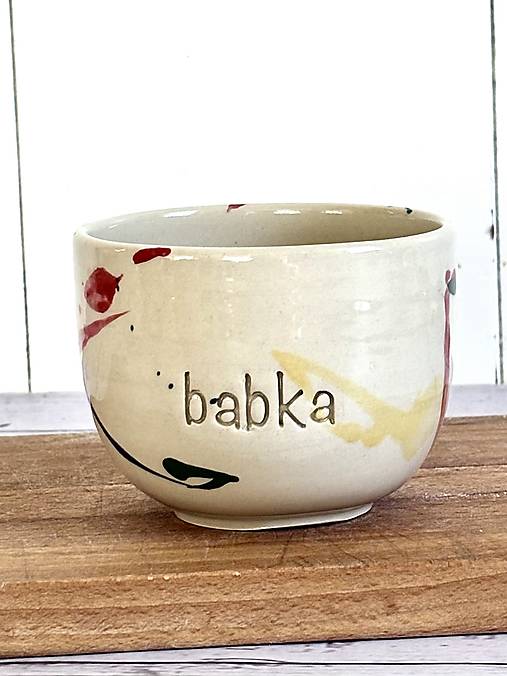 Vincent - pohárik cappuccino babka (200ml, bez uška)