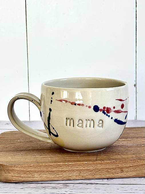 Vincent - šálka cappuccino  mama (200ml, s uškom)