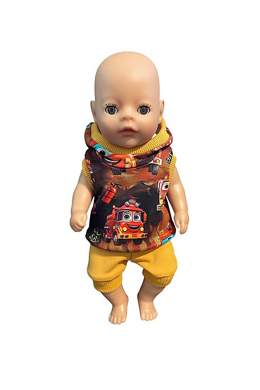 Hračky - Letný set pre bábiku BABY BORN - 36 cm, hasiči - 17704481_