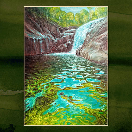 Obrazy - Vodopád 70x50 - 17705286_