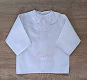 Detské oblečenie - Kosielka na krst - 17707203_