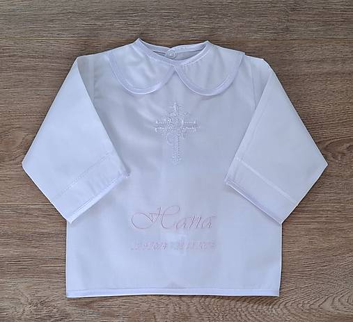 Detské oblečenie - Kosielka na krst - 17707203_