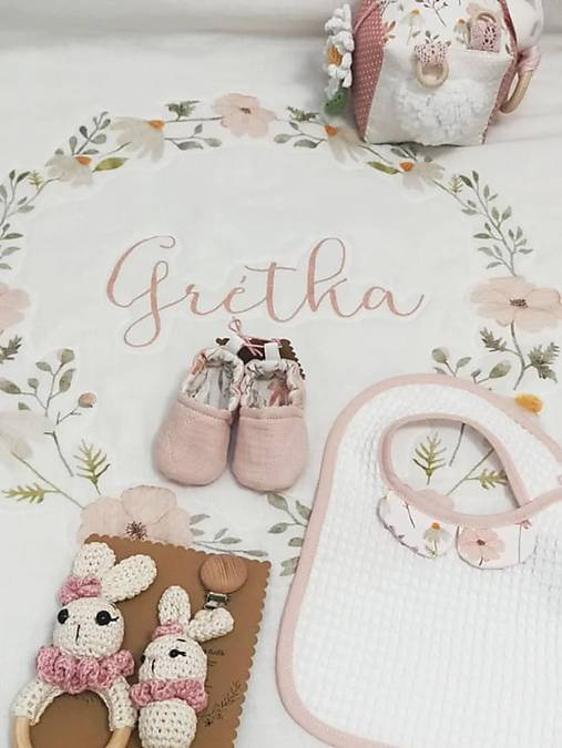 mušelínový Baby girl box 