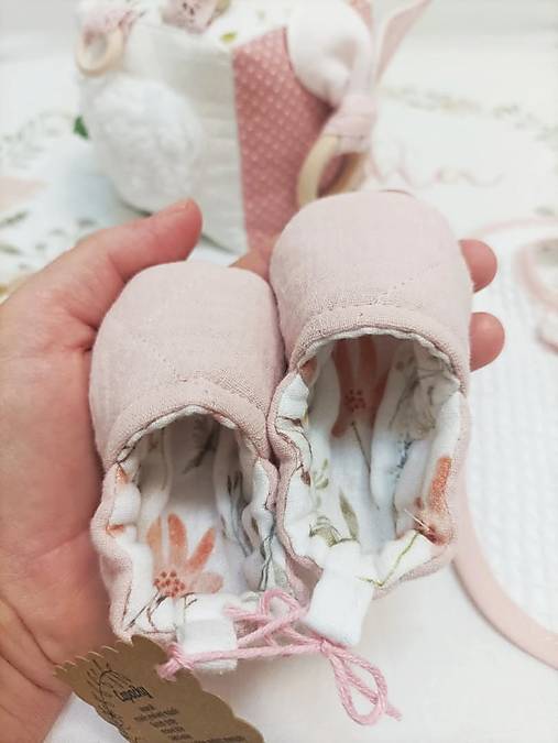 mušelínový Baby girl box 