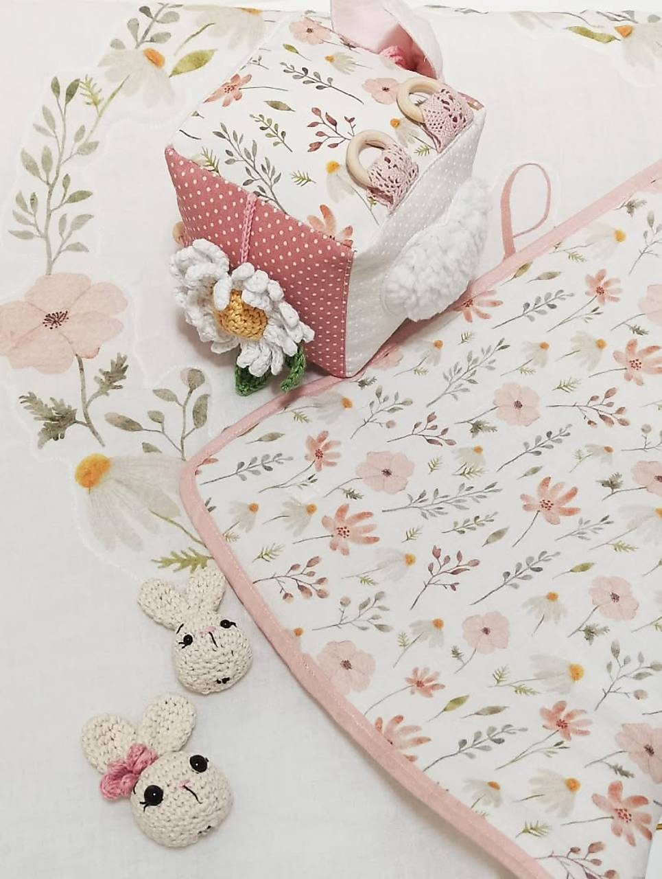 mušelínový Baby girl box 