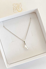 Náhrdelníky - Retiazka s perlou  - 17706301_