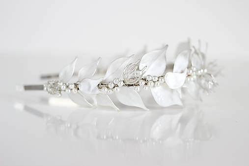 Svadobná čelenka Júlia