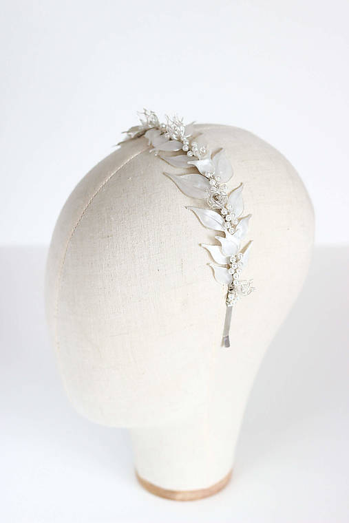 Svadobná čelenka Júlia