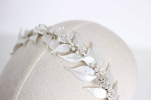 Svadobná čelenka Júlia