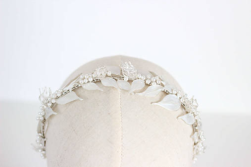 Svadobná čelenka Júlia