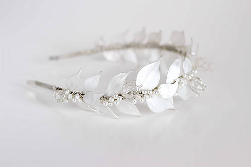 Svadobná čelenka Júlia