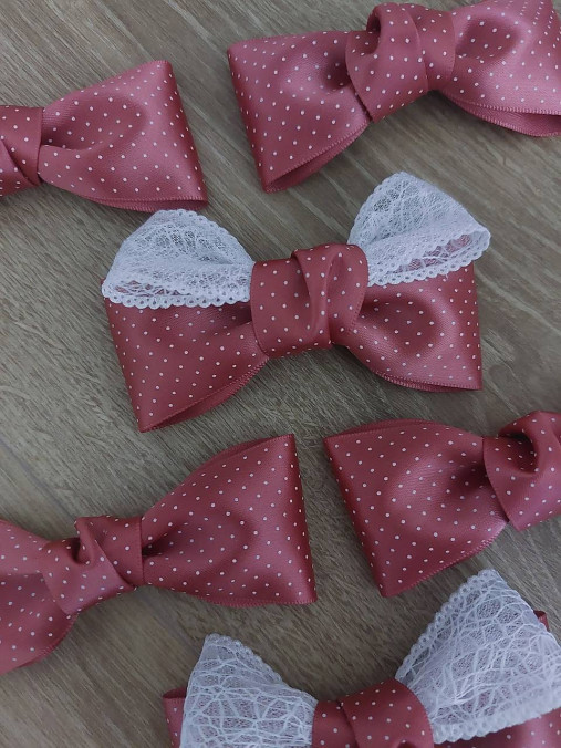 Ozdoby do vlasov - Set Mašlička sponka do vlasov - 17706208_