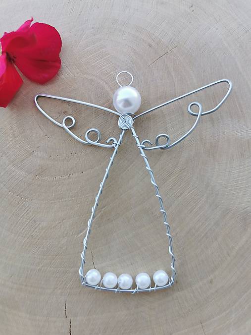 Dekorácie - Vianočný anjelik - 17708360_