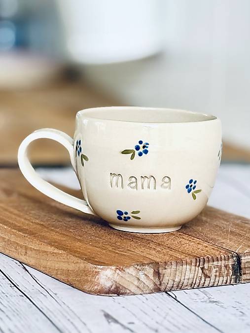 Nezábudka - šálka cappuccino mama (200ml, s uškom)