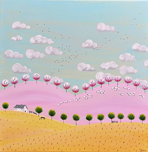 Neskoré leto, originál 40x40