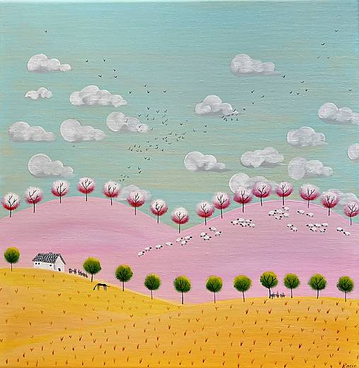 Neskoré leto, originál 40x40