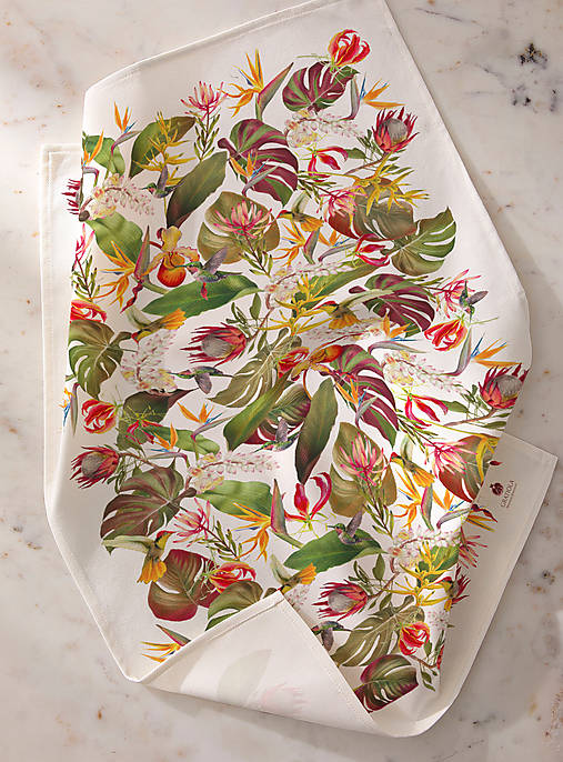 Úžitkový textil - Kuchynská utierka TROPICA - Autorský dizajn - 17707914_