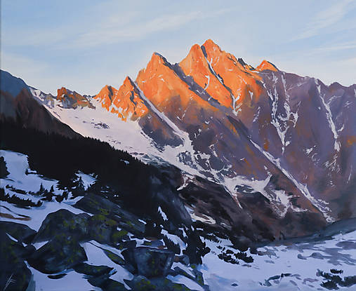 Obrazy - "Zlaté Tatry" 55x45 - 17710840_