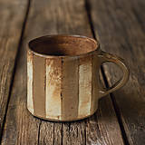  - Rusty - rezavě hnědý hrnek s proužky - 17711198_