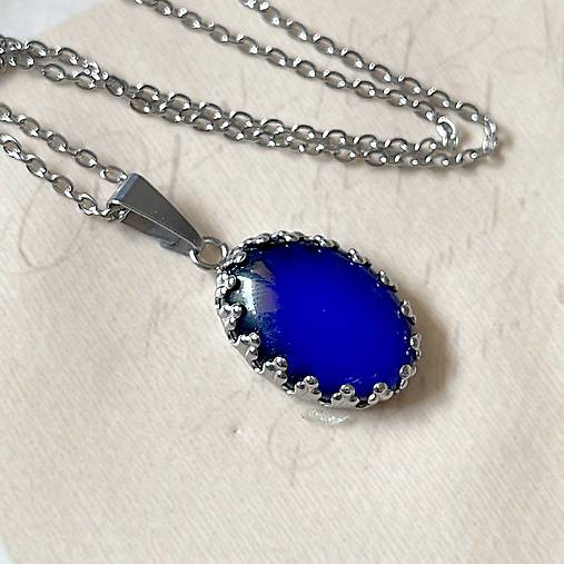 Mood Color Changing Steel Necklace / Náhrdelník meniaci farbu podľa nálady - oceľ E004