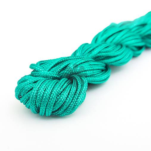 Galantéria - (3682) Nylónová šnúrka, 1 mm - 24 metrov - 17712665_