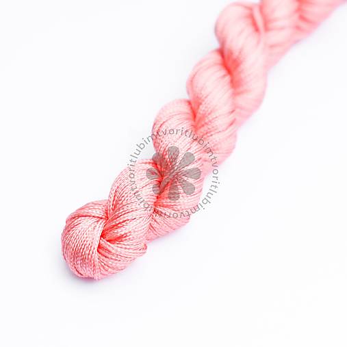 Galantéria - (3686) Nylónová šnúrka, 1 mm - 24 metrov - 17712682_