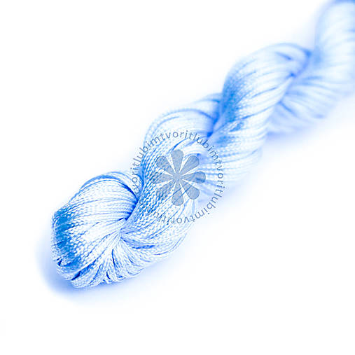 Galantéria - (3687) Nylónová šnúrka, 1 mm - 24 metrov - 17712683_