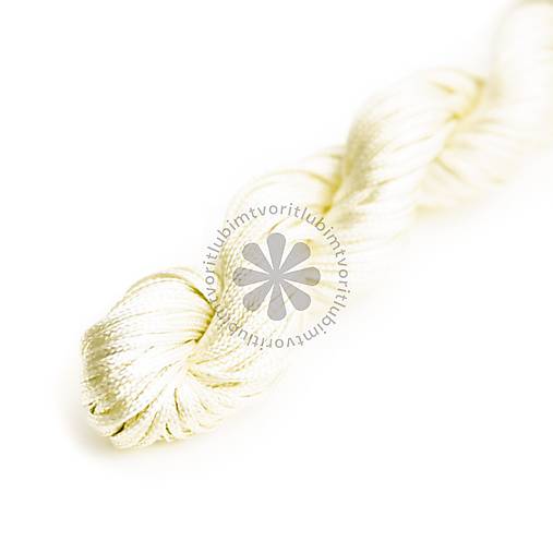 Galantéria - (3701) Nylónová šnúrka, 1 mm - 24 metrov - 17712686_