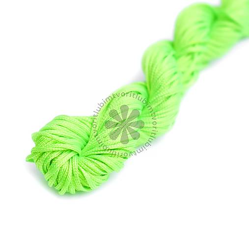 Galantéria - (3703) Nylónová šnúrka, 1 mm - 24 metrov - 17712689_