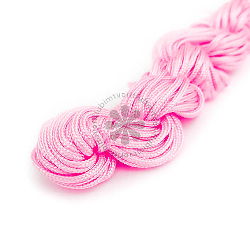 Galantéria - (3705) Nylónová šnúrka, 1 mm - 24 metrov - 17712690_