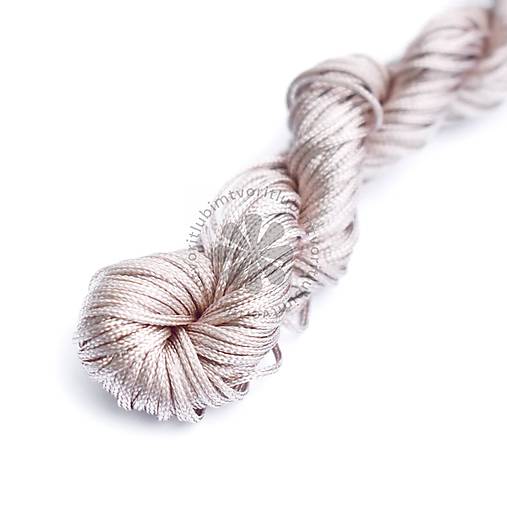 Galantéria - (3733) Nylónová šnúrka, 1 mm - 24 metrov - 17712693_