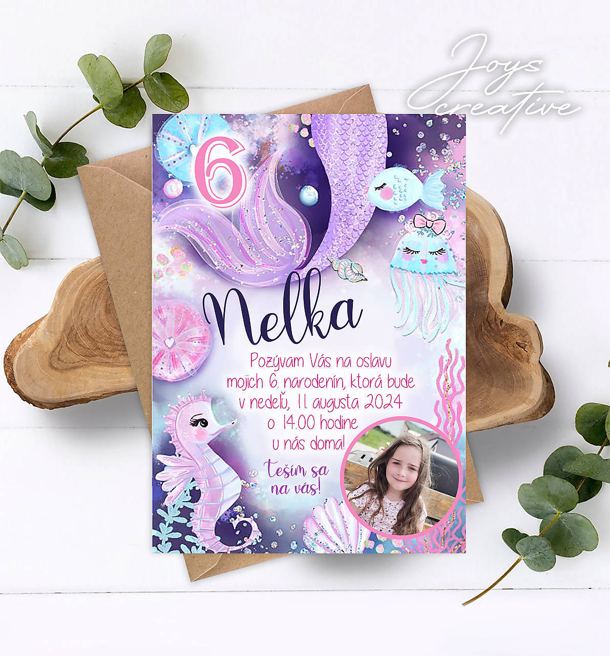 Pozvánka na narodeniny s morskou pannou (Pdf)