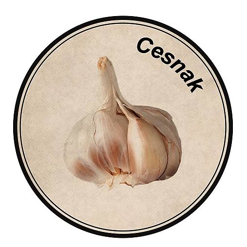 Úložné priestory & Organizácia - Etikety na koreničky 89 - Ø 10 cm - 17712889_