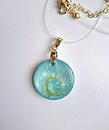 Náhrdelníky - Prívesok „Mätový vánok“ - 17712430_