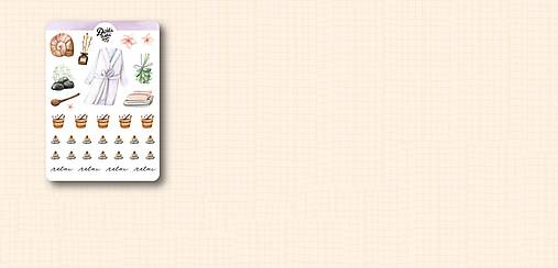 Papier - Samolepky "Relax"  - 17714994_