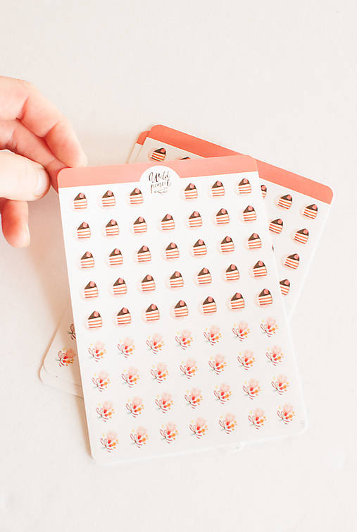 Papier - Samolepky "narodeniny"   - 17715887_